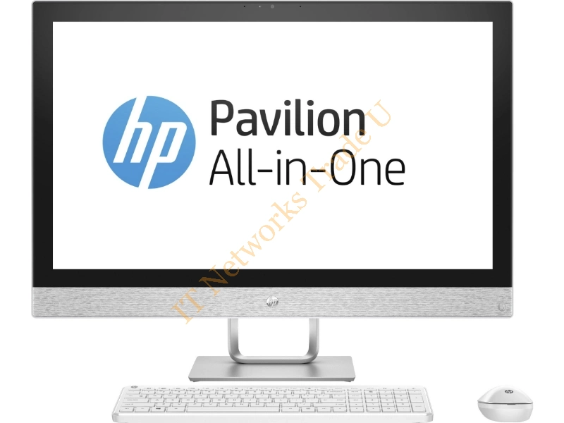 HP Pavilion 27-r079na 2.4GHz i5-7400T 27" 1920 x 1080pixels White All-in-One PC Workstation Systems