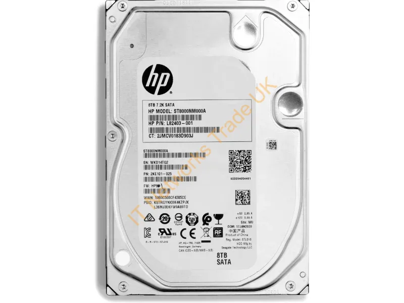 2Z273AA - Hp 8Tb 7200Rpm Sata 3.5In Enterprise
