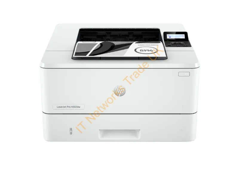 2Z606F - HP LaserJet Pro 4002dw Wireless Black and white Printer, Two-sided printing; Duplex