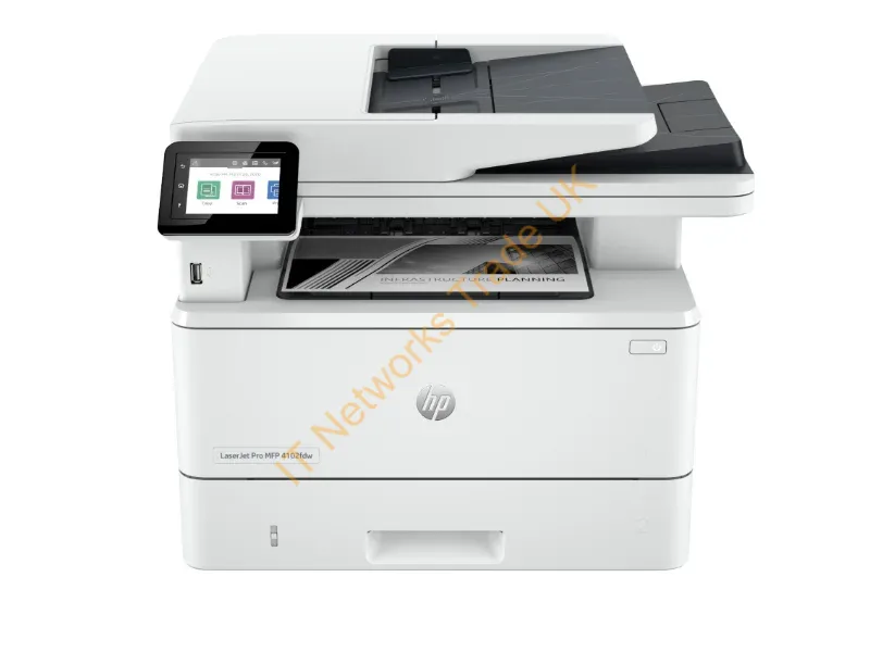 2Z624F - HP LaserJet Pro 4102fdw Wireless Multifunction Black and white Printer, Copier, Scanner; Duplex