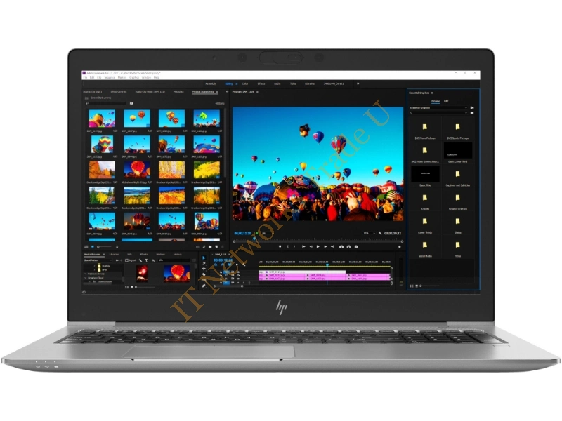 HP ZBook 15u 1.9GHz i7-8650U 15.6" 1920 x 1080pixels Silver Mobile workstation Laptop System