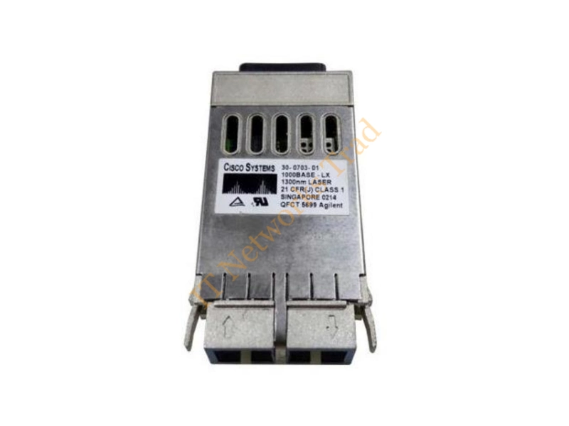 30-0703-02 Cisco Single-Mode WS-G5486 1Gbps 1000Base-LX Fiber 10km 1310nm Duplex SC Connector GBIC Transceiver Module