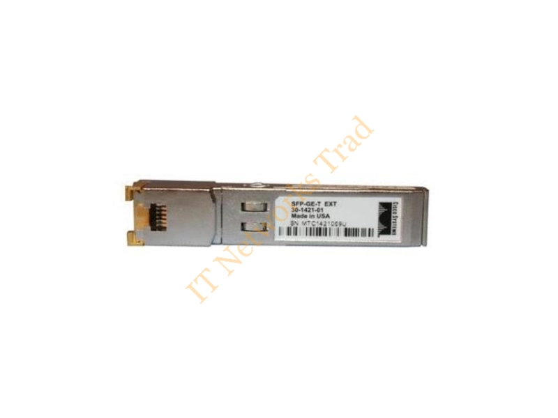 30-1421-01 Cisco 1Gbps 1000Base-T Copper 100m RJ-45 Connector SFP Transceiver Module