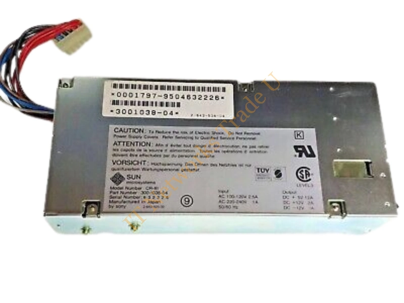 300-1038-04 Sun 85-Watts Power Supply for SparcStation2