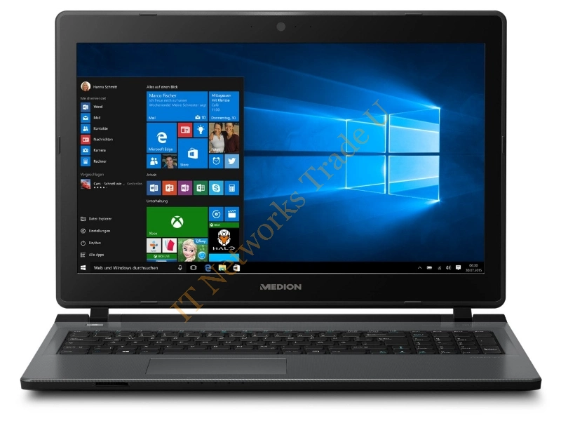 MEDION AKOYA P6677 2.5GHz i5-7200U 15.6" 1920 x 1080pixels Black Notebook Laptop System