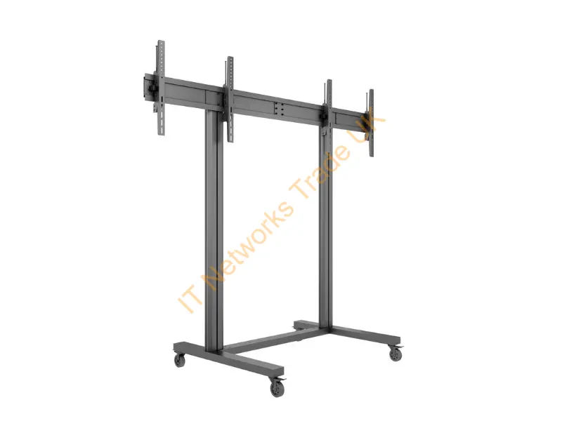 3019 - Multibrackets M Public Display Stand 210 Dual Screen 50"-77" Black