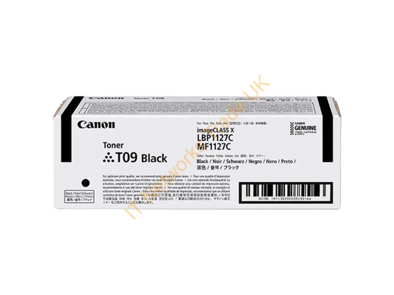 3020C006 - Canon Toner Cartridge T09 - Black
