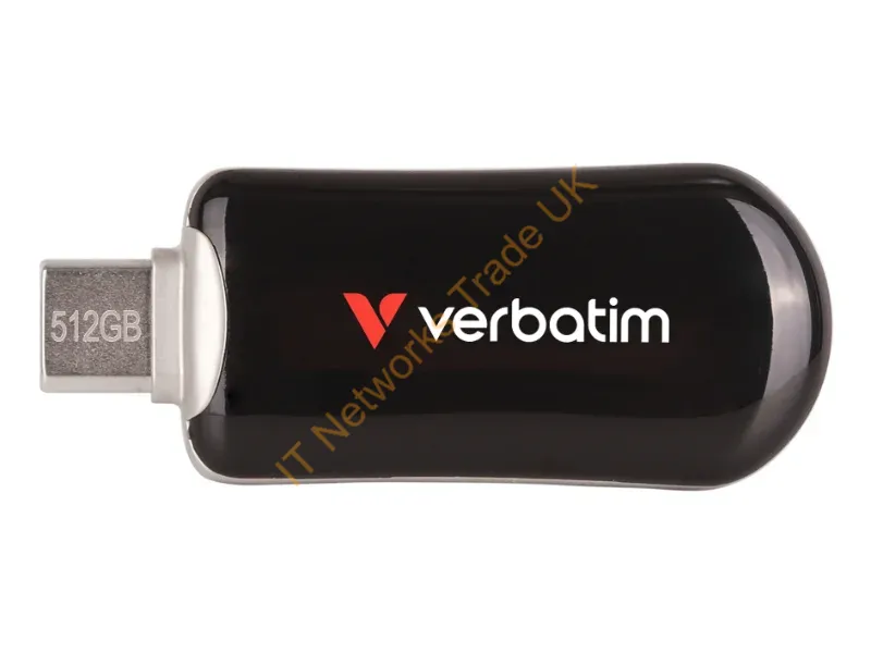30227 - Verbatim 30227 Usb Flash Drive 512 Gb Usb Type-C 3.2 Gen 1 (3.1 Gen 1) Black