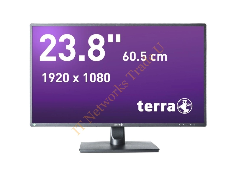 3030007 - Wortmann AG TERRA LED 2456W 23.6" Full HD LED Flat Black computer monitor