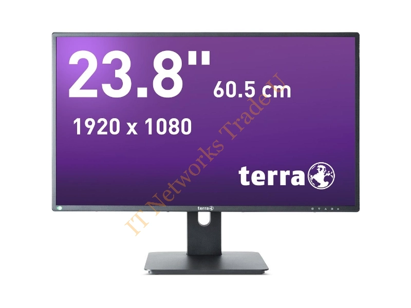 3030008 - Wortmann AG TERRA LED 2456W 23.6" Full HD LED Flat Black computer monitor