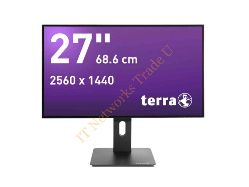 3030011 - Wortmann AG TERRA 2766W 27" 2K Ultra HD LED Flat Black computer monitor