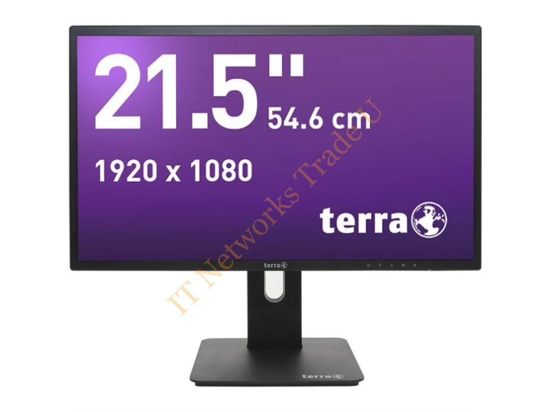 3030021 - Wortmann AG 3030021 21.5" Full HD LED Flat Black computer monitor LED display