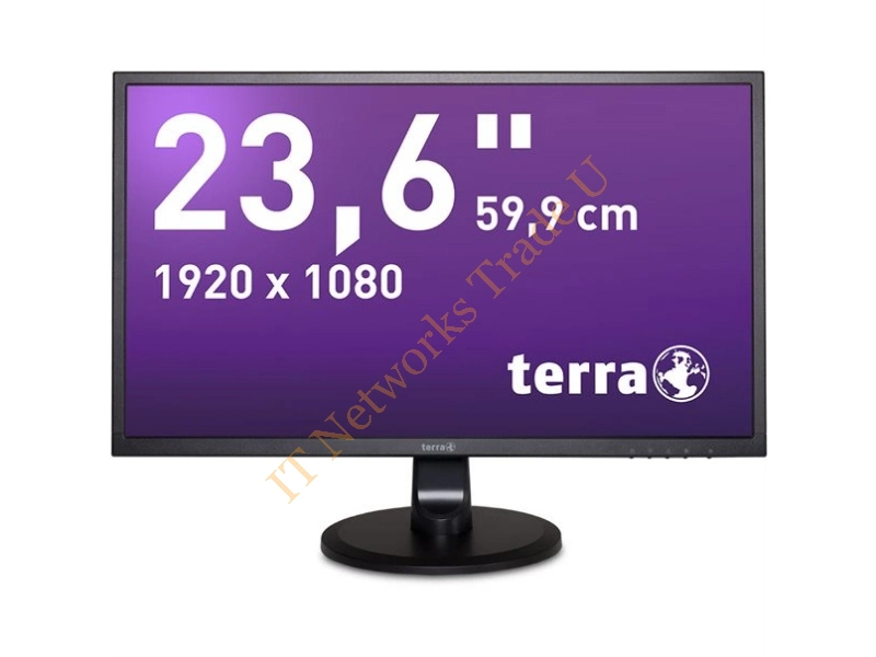 3030029 - Wortmann AG 3030029 23.6" Full HD LED Flat Black computer monitor LED display