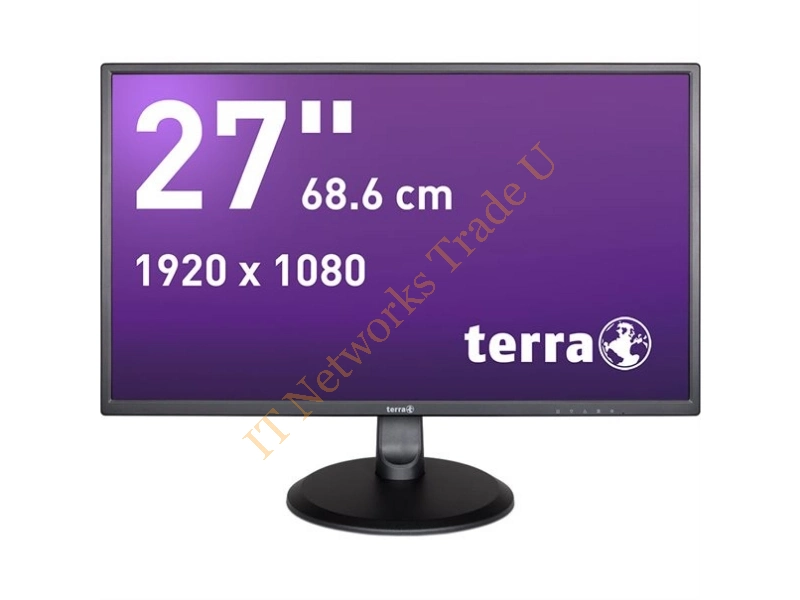 3030041 - Wortmann AG TERRA LCD/LED 2747W 27" Full HD LED Flat Black computer monitor