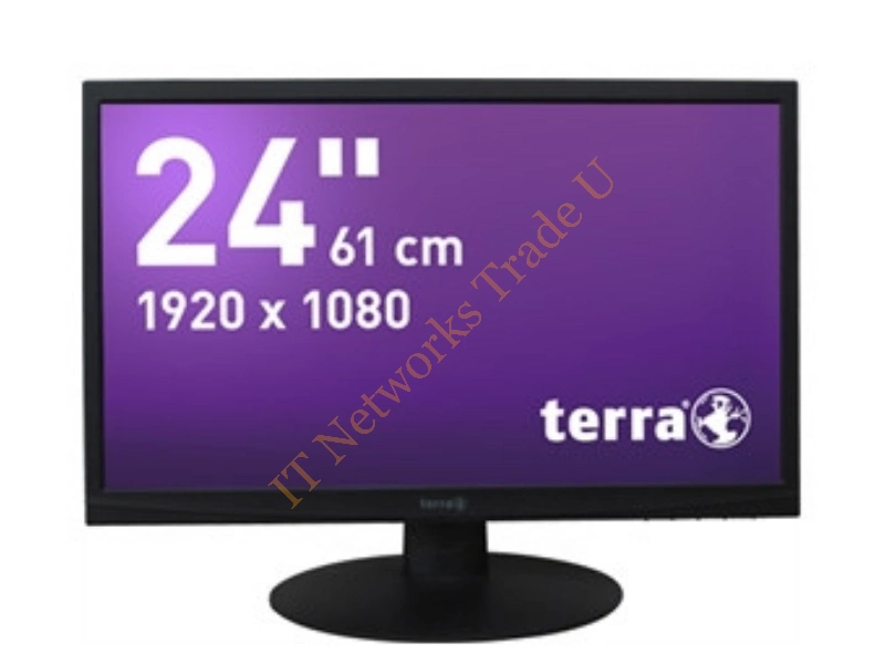 3031206 - Wortmann AG Terra 2412W Greenline Plus 24" Full HD LED Black computer monitor