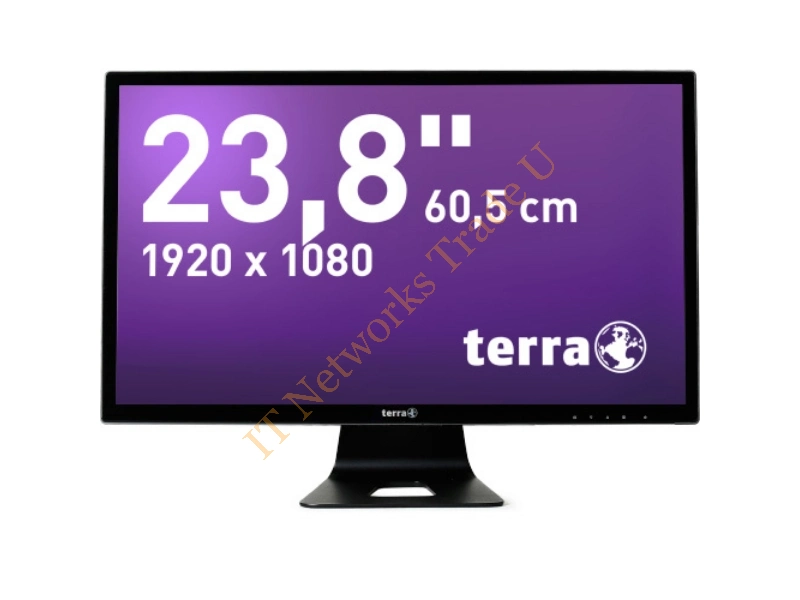 3031216 - Wortmann AG 3031216 23.8" Full HD LCD Matt Flat Black computer monitor LED display