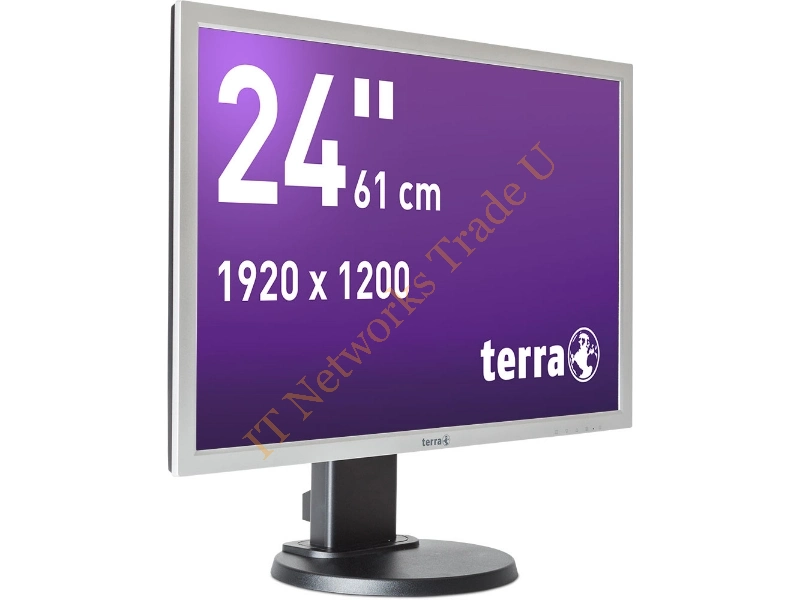 3031226 - Wortmann AG 2458W 24" LED Flat Black, Silver computer monitor