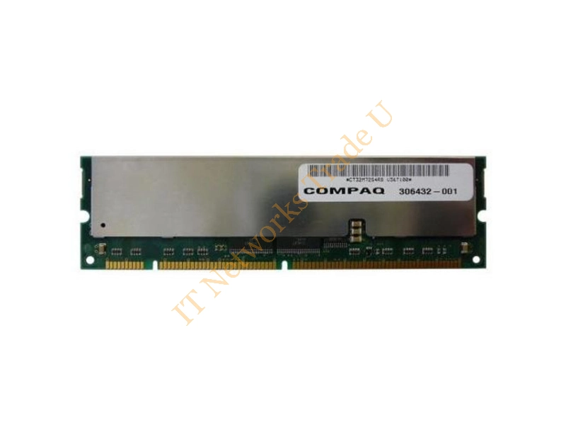 306432-001-06 Compaq 256MB 100MHz PC100 ECC Registered CL3 168-Pin DIMM Memory Module Server Memory