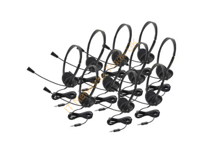 3065AVT-10L - Ergoguys 3065Avt-10L Headphones/Headset Wired Head-Band Gaming Black