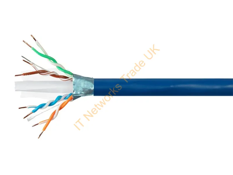 30662 - Monoprice 30662 Networking Cable Blue 11968.5" (304 M) Cat6A F/Utp (Ftp)