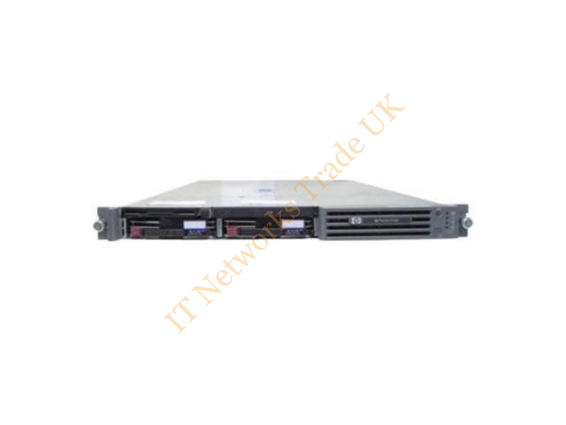 308724-001 HP ProLiant DL360 G3- 1x Intel -Xeon 2.8GHz 1GB Ram 24x CD-ROM Fdd 2x Gigabit Ethernet Ilo 1u Rack Server Server System