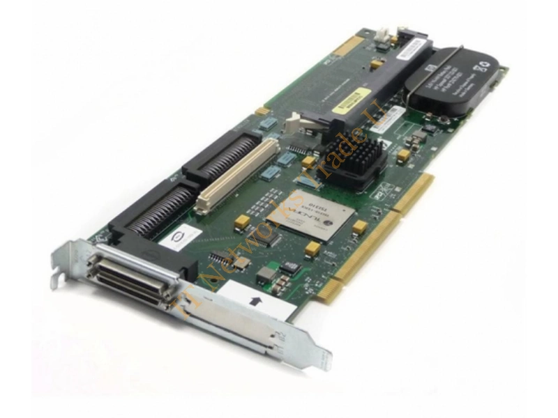 309520R-001 HP Smart Array 6402 Dual Channel PCI-X 133MHz Ultra320 RAID Controller Card with 128MB Battery Backed Write Cache (BBWC) Storage
