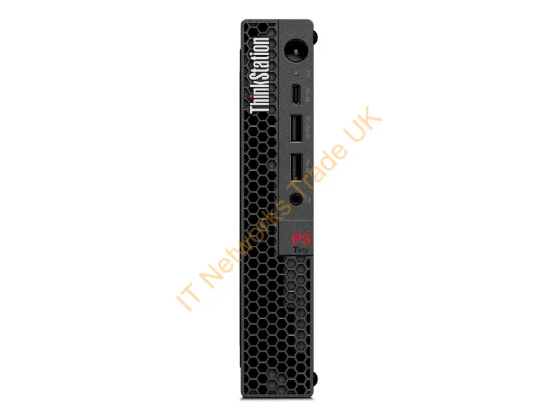 30H0009WGE - Lenovo ThinkStation P3 Tiny Intel� Core� i5 i5-14600 32 GB DDR5-SDRAM 1 TB SSD NVIDIA RTX A400 Windows 11 Pro Mini PC Workstation Black
