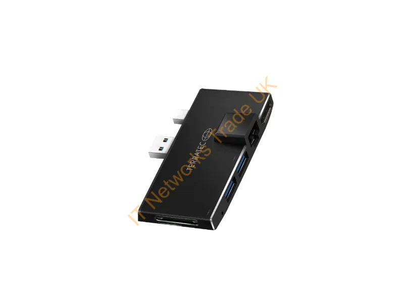 310539 - Terratec CONNECT Pro2 Wired USB 3.2 Gen 1 (3.1 Gen 1) Type-A Black
