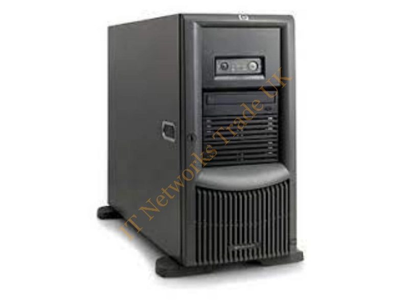 311138-001 HP ProLiant ML370 G4 Intel -Xeon 3.40GHz 2GB DDR2 SDRAM ATI RageXL 8 MB 110/220V AC 775-Watts Power Supply CPU Rack-Mountable Server System