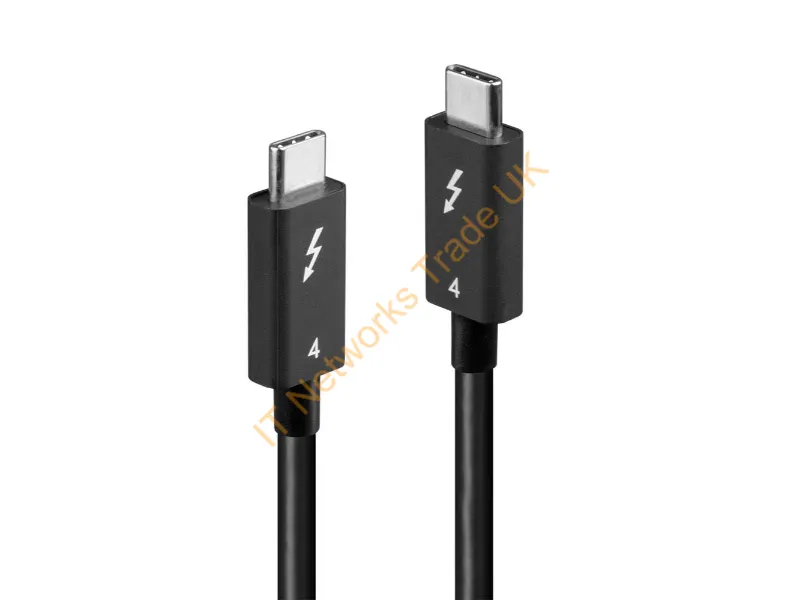 31120 - Lindy 1m Thunderbolt 4 Cable, 40Gbps, passive