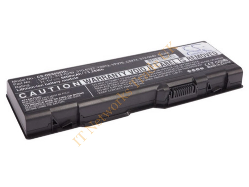 312-0350 Dell 6-Cell 11.1V Battery for Inspiron 6000 9200 9300 9400 E1705 Laptop Battery
