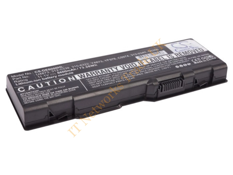 312-0455 Dell 9-Cell 73Wh 11.1V Battery for Inspiron 6000 9200 9300 9400 E1705 Laptop Battery