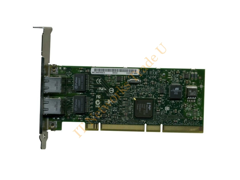 313596-001 HP NC7170 Dual Port PCI-X 10T 100TX 1000T Gigabit Adapter (Low Profile)