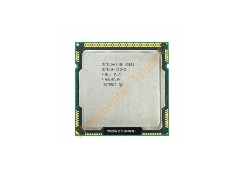 317-2044 Dell 2.40GHz 2.5GT/s 8MB Smart Cache Socket LGA1156 IntelXeon 3430 Quad-Core Retail Processor for PowerEdge T110 Server