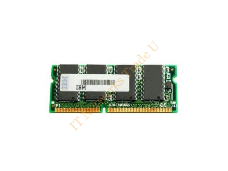 31P9829 IBM 128MB DDR-333MHz PC2700 non-ECC Unbuffered CL2.5 200-Pin SoDimm Memory Module Laptop Memory