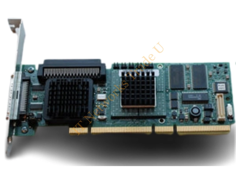 3202064 LSI Logic MegaRAID SCSI 320-2 RAID Controller 64MB ECC SDRAM Up to 640MBps 2 x 68-pin VHDCI External 2 x 68-pin HD-68 Internal Storage