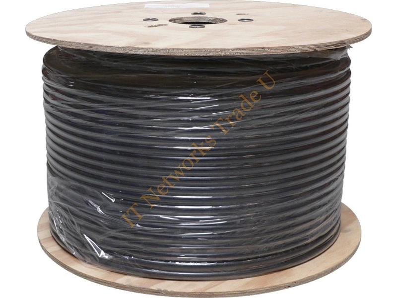 Maximum 32097 250m Black coaxial cable