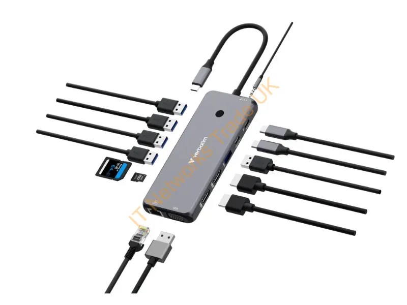 32154 - Verbatim Cmh-14 Usb Type-C 5000 Mbit/S Silver