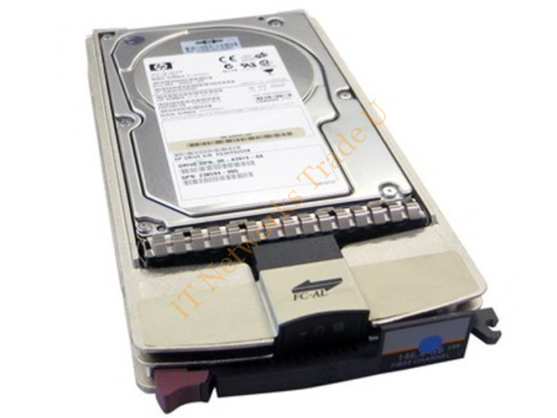 321622-B21 HP 14 Bay Rack Mountable Dual Port U3 Storage Works Fibre Channel Disk Enclosure Model 5114 Network Storage System