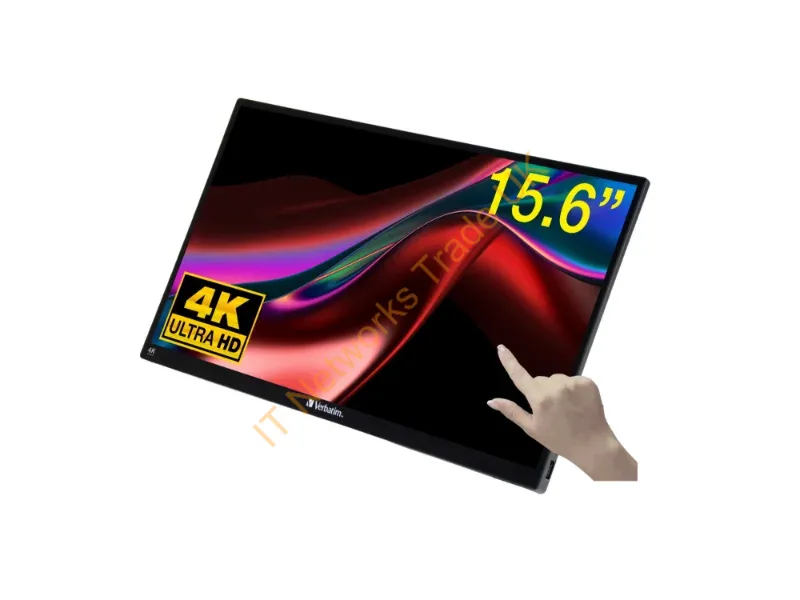 32238 - Verbatim PMT-15 4K Portable Touchscreen Monitor