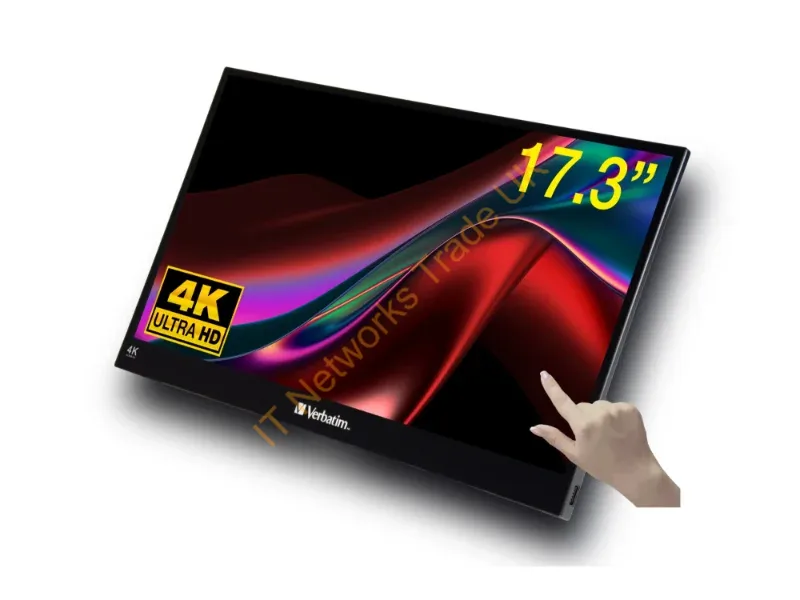 32239 - Verbatim PMT-17 4K Portable Touchscreen Display