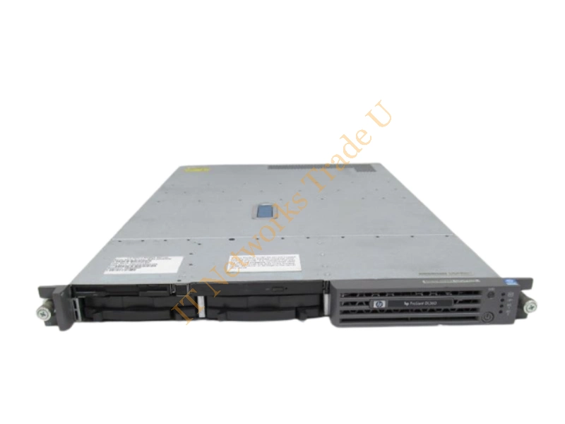 322470-001 HP ProLiant DL360 G3- 1x Intel -Xeon 3.06 GHz/533MHz 1GB Ram 24x CD-ROM Fdd 2x Gigabit Ethernet No Rails Kit 1u Rack Server Server System