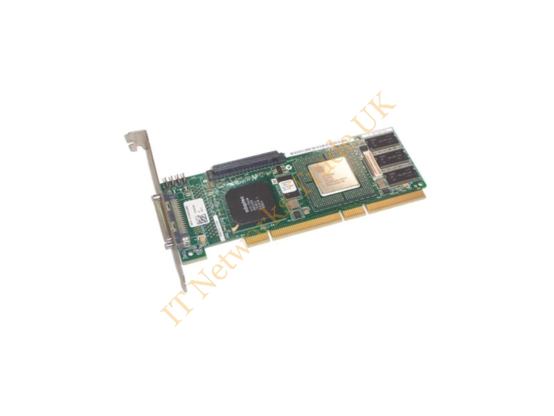 325447-004 HP Adaptec 2120s Single Channel Low Profile 64-bit PCI Ultra-320 SCSI RAID Controller Storage
