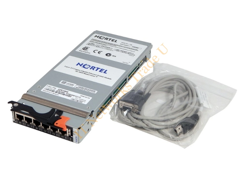 32R1860 IBM Nortel LAYER GBE 6-Ports Gigabit Ethernet Switch Module 2/3 COPPER for BladeCenter