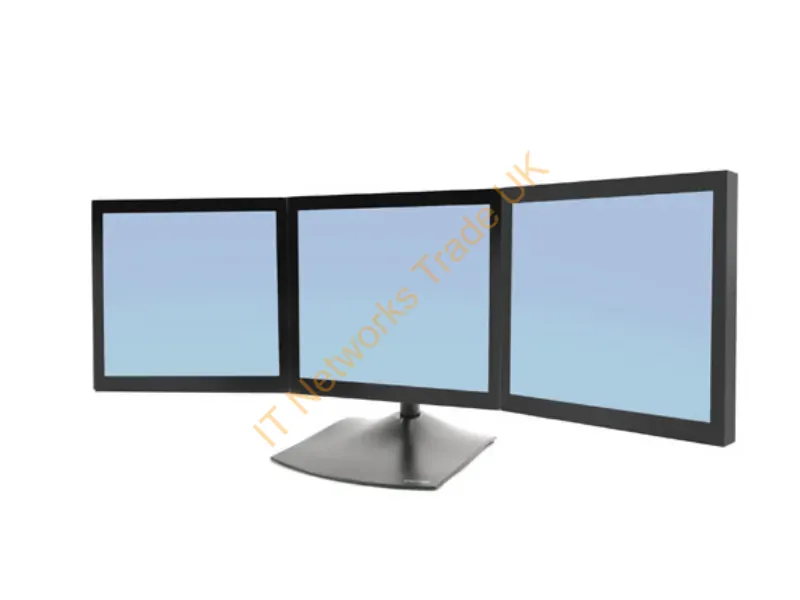33-323-200 - Ergotron DS Series DS100 Triple Monitor Desk Stand Monitor Accessory