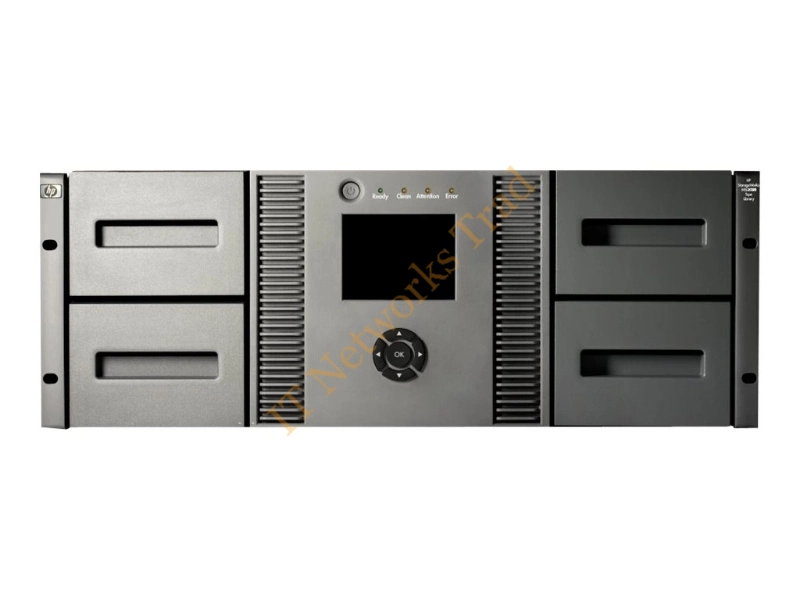 330788-B22 HP MSL6030 2 x Ultrium 460 Drives Tabletop Library Tape Drive Storage