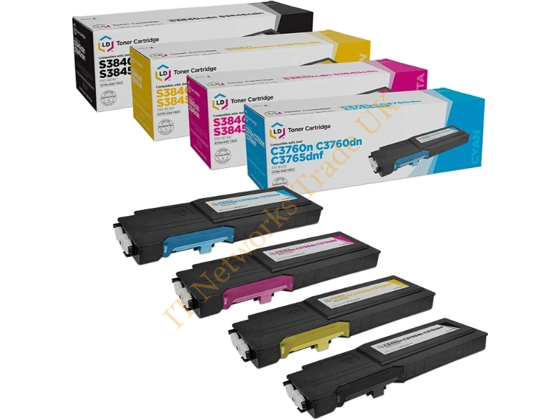 331-8432 Dell Cyan Printer Laser Toner Cartridge  C3760dn