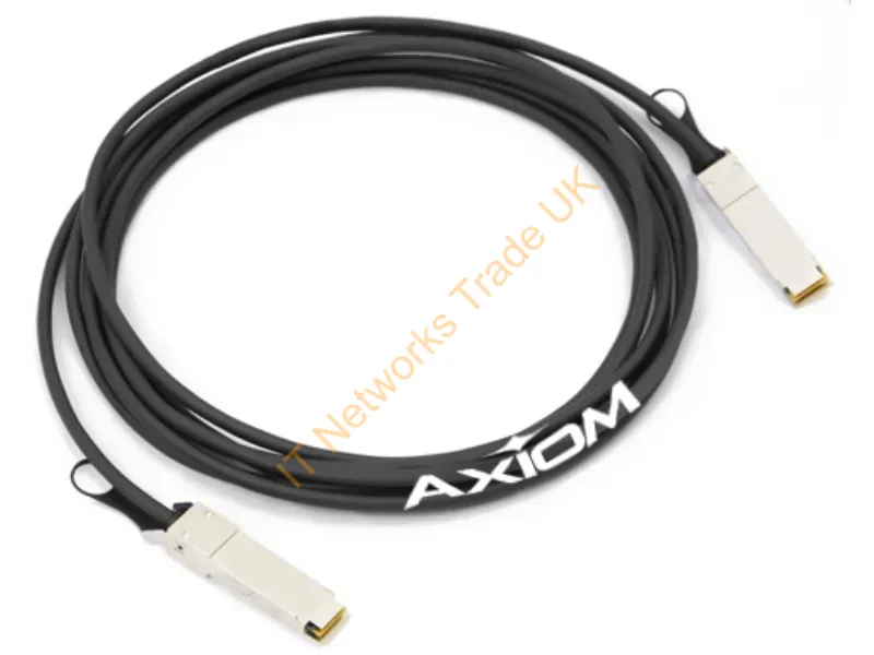 332-1351-AX - Axiom Qsfp+ / Qsfp+, 5M Infiniband/Fibre Optic Cable 196.9" (5 M) Qsfp+ Black