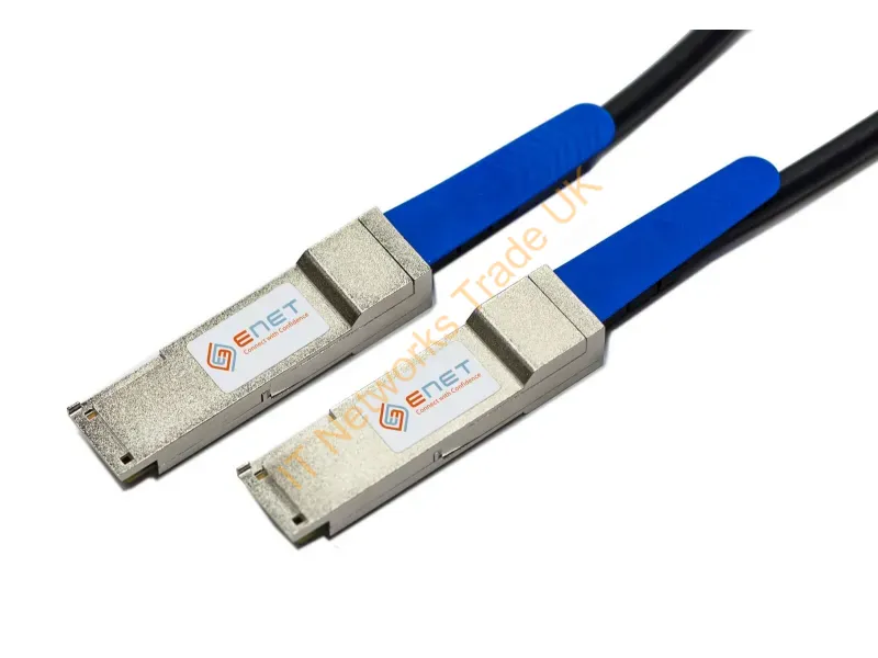 332-1365-ENC - Enet Components 332-1365-Enc Infiniband/Fibre Optic Cable 196.9" (5 M) Qsfp+ Sfp+ Gray