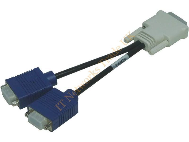 338285-002 HP DMS-59 (M) to DUAL VGA (F) Y Splitter Cable Miscellaneous Cable